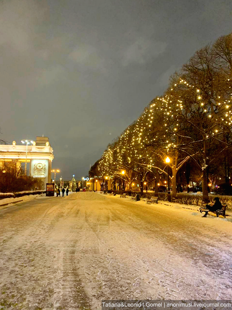 Снежная Москва перед Новым Годом 